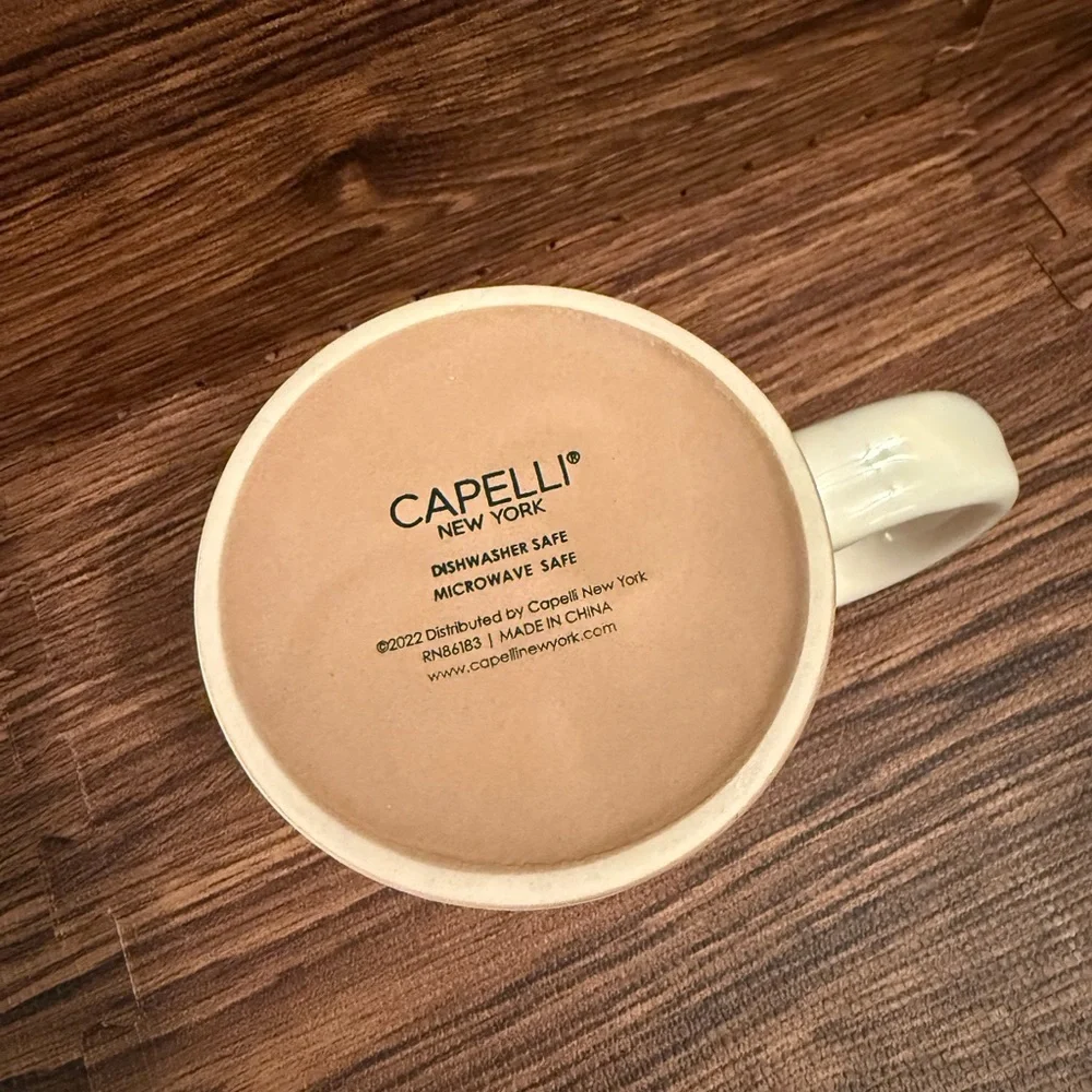 Cream and Tan 'Sweater Weather' Mug